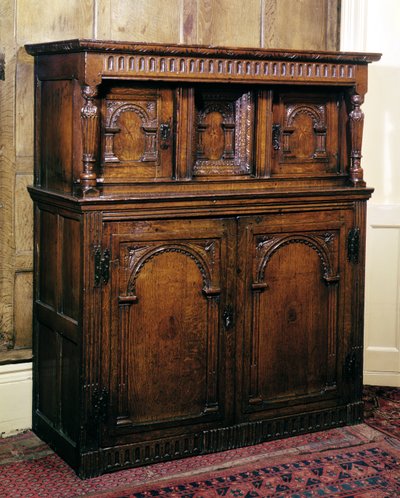 Placard de hall, chêne, vers 1600 - English School