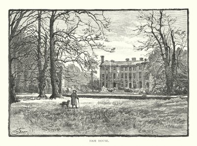 Ham House (gravure) - English School