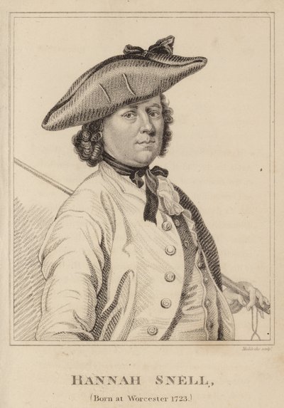 Hannah Snell, née à Worcester en 1723 - English School