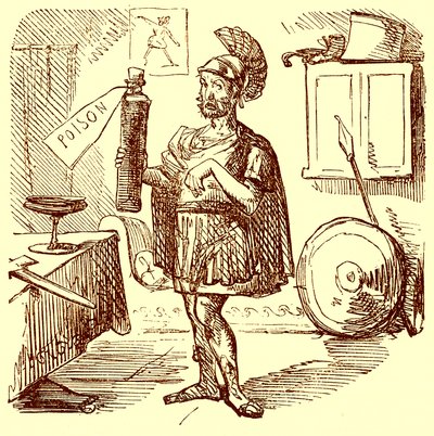 Hannibal fait le discours habituel avant de se tuer, illustration de L