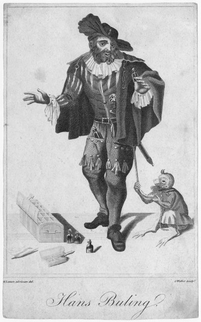 Hans Buling, gravé par G. Walker (19ème siècle) d