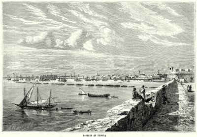 Port de Tripoli (gravure) - English School