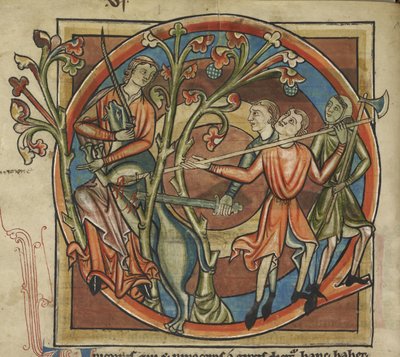 Licorne attirée par une vierge, illustration d