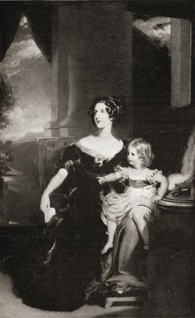 Harriet Duchesse de Sutherland (1806-68) - English School
