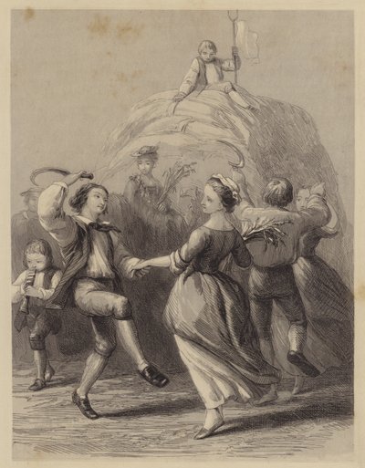 Danse de la moisson (gravure) - English School