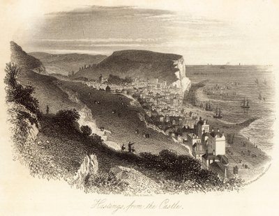 Hastings depuis le château - English School