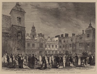 Hatfield House, la garden-party du marquis et de la marquise de Salisbury - English School
