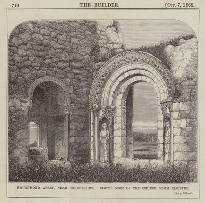 Abbaye de Haughmond, près de Shrewsbury, Porte Sud de l