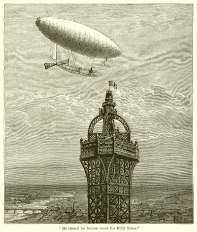 Il dirigea son ballon autour de la tour Eiffel - English School
