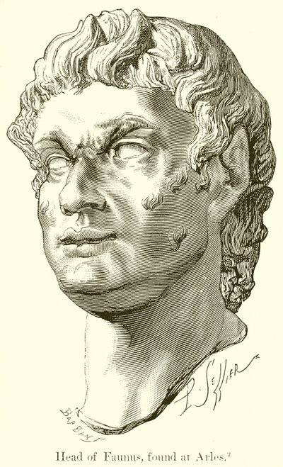 Tête de Faunus trouvée à Arles - English School
