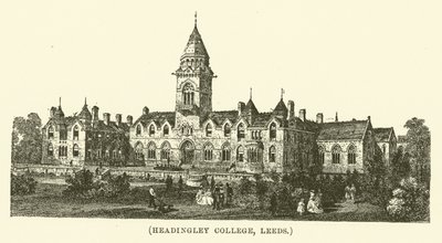Headingley College, Leeds (gravure) - English School