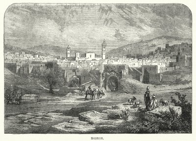 Hébron (gravure) - English School