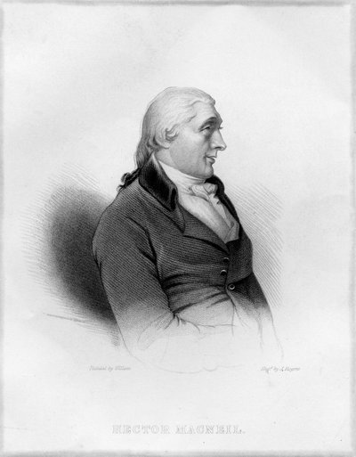 Hector Macneill, gravé par John Rogers - English School
