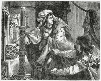 Hélène Kottanerin vole la couronne de Saint-Étienne en 1440, 1882 - English School