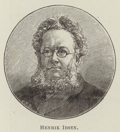 Henrik Ibsen (gravure) - English School