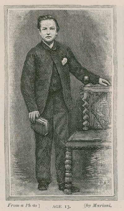 Henry Arthur Jones, dramaturge, âgé de 13 ans - English School