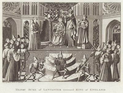 Henri duc de Lancastre couronné roi d