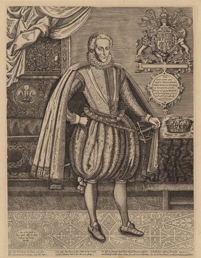 Henry Frederick, prince de Galles, fils aîné du roi James I - English School
