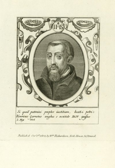 Henry Garnet - English School