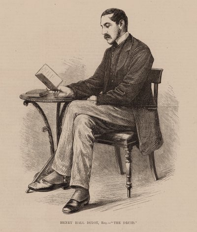 Henry Hall Dixon, Esq " Le druide " (gravure) - English School