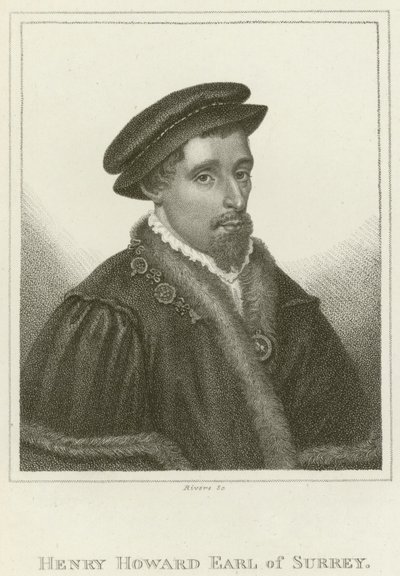 Henry Howard, comte de Surrey (gravure) - English School