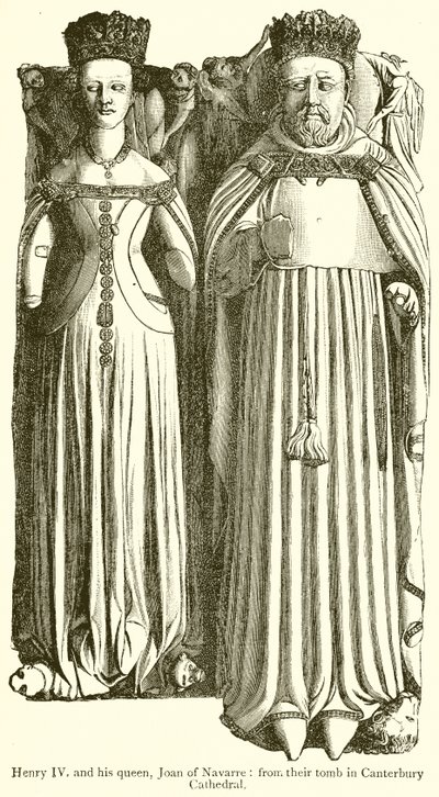Henri IV et sa reine, Jeanne de Navarre - English School