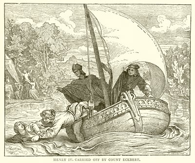 Henri IV enlevé par le comte Eckbert - English School