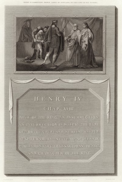 Henri IV confiant le prince James d