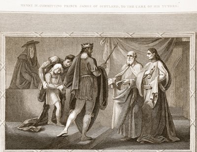 Henri IV confiant le prince James d