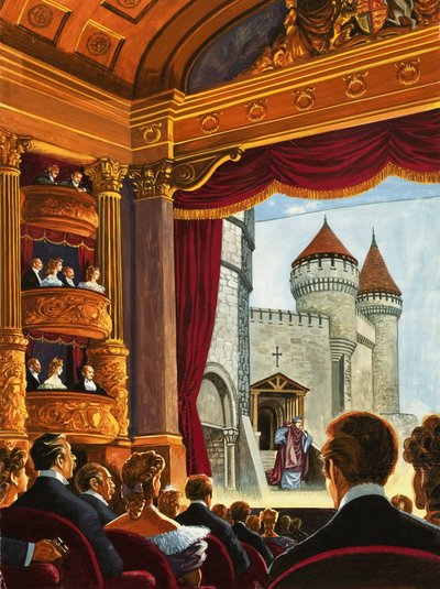 Henry Irving en Thomas Becket - English School