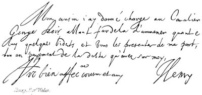 Henry, P de Galles - English School