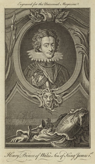 Henry Prince de Galles, fils du Roi James I - English School