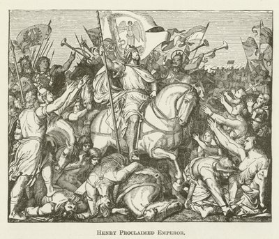 Henri proclamé empereur - English School