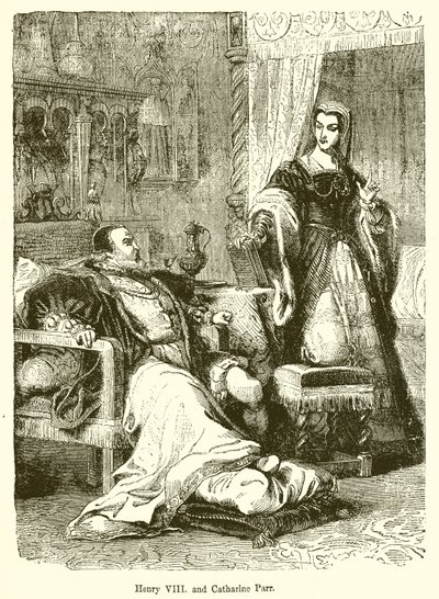 Henri VIII et Catherine Parr - English School