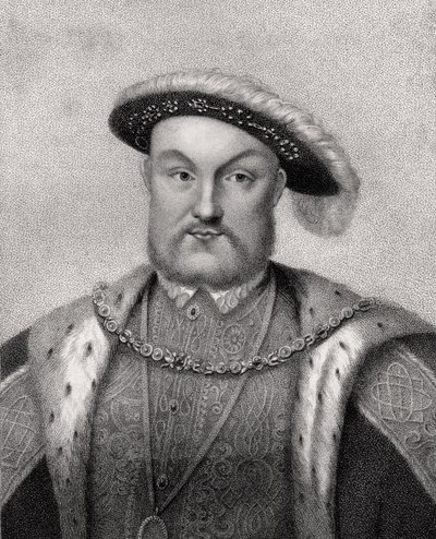 Henri VIII, gravé par Bocquet, de 