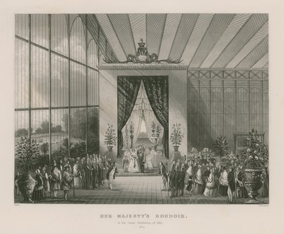 Boudoir de Sa Majesté dans la Grande Exposition de 1851 - English School