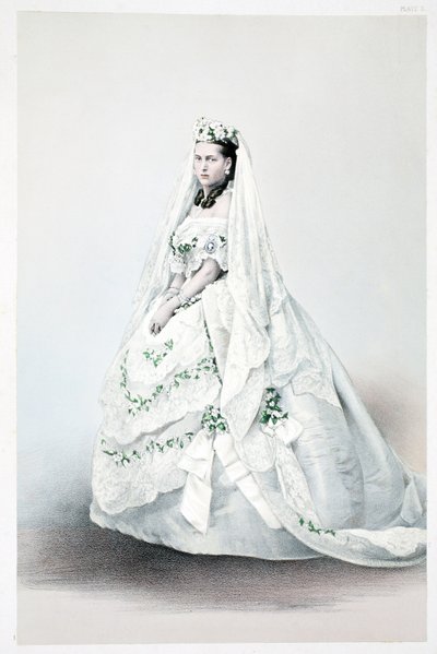 Son Altesse Royale la Princesse Alexandra Caroline de Danemark, de A Memorial of the Marriage of Edward VII and Alexandra of Denmark, pub. 1864 - English School