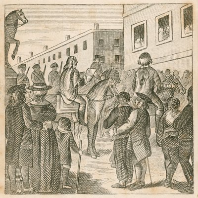 Hérauts proclamant le roi George I à Charing Cross, Londres - English School