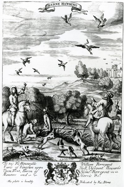 Herne chassant au faucon, de 