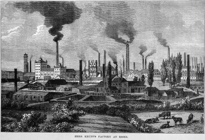 Usine de Herr Krupp à Essen, Allemagne - English School