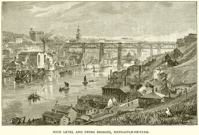 Ponts à niveau élevé et ponts tournants, Newcastle-on-Tyne - English School