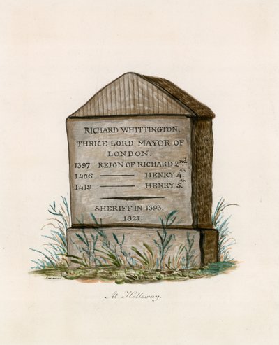Highgate Hill, Whittington Stone - English School