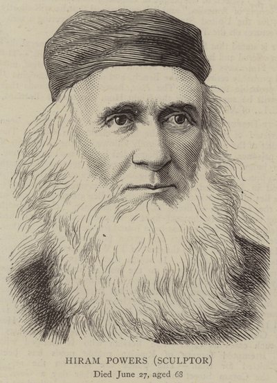 Hiram Powers, sculpteur - English School