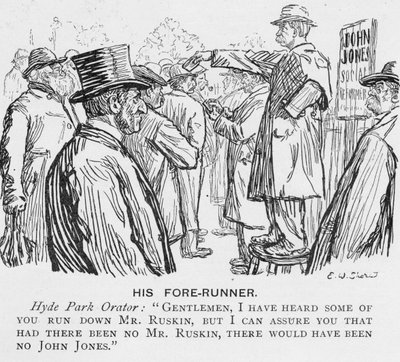 Son précurseur, illustration de The King, 25 mai 1901 - English School