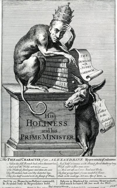 Sa Sainteté et son Premier Ministre, 1729 - English School