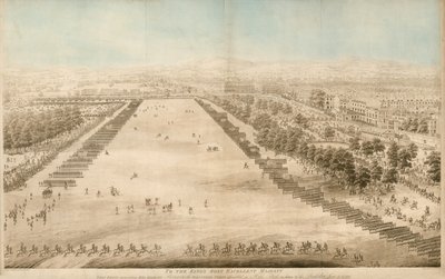 Sa Majesté passant en revue les corps de volontaires assemblés à Hyde Park, en l