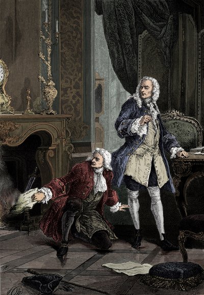 Hénault et Voltaire - English School