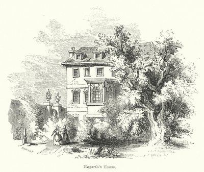 Maison de Hogarth (gravure) - English School
