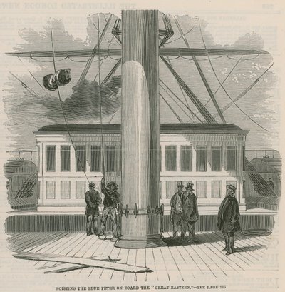 Hisser le Blue Peter à bord du Great Eastern - English School