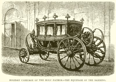 Carrosse de fête du Saint-Père - L